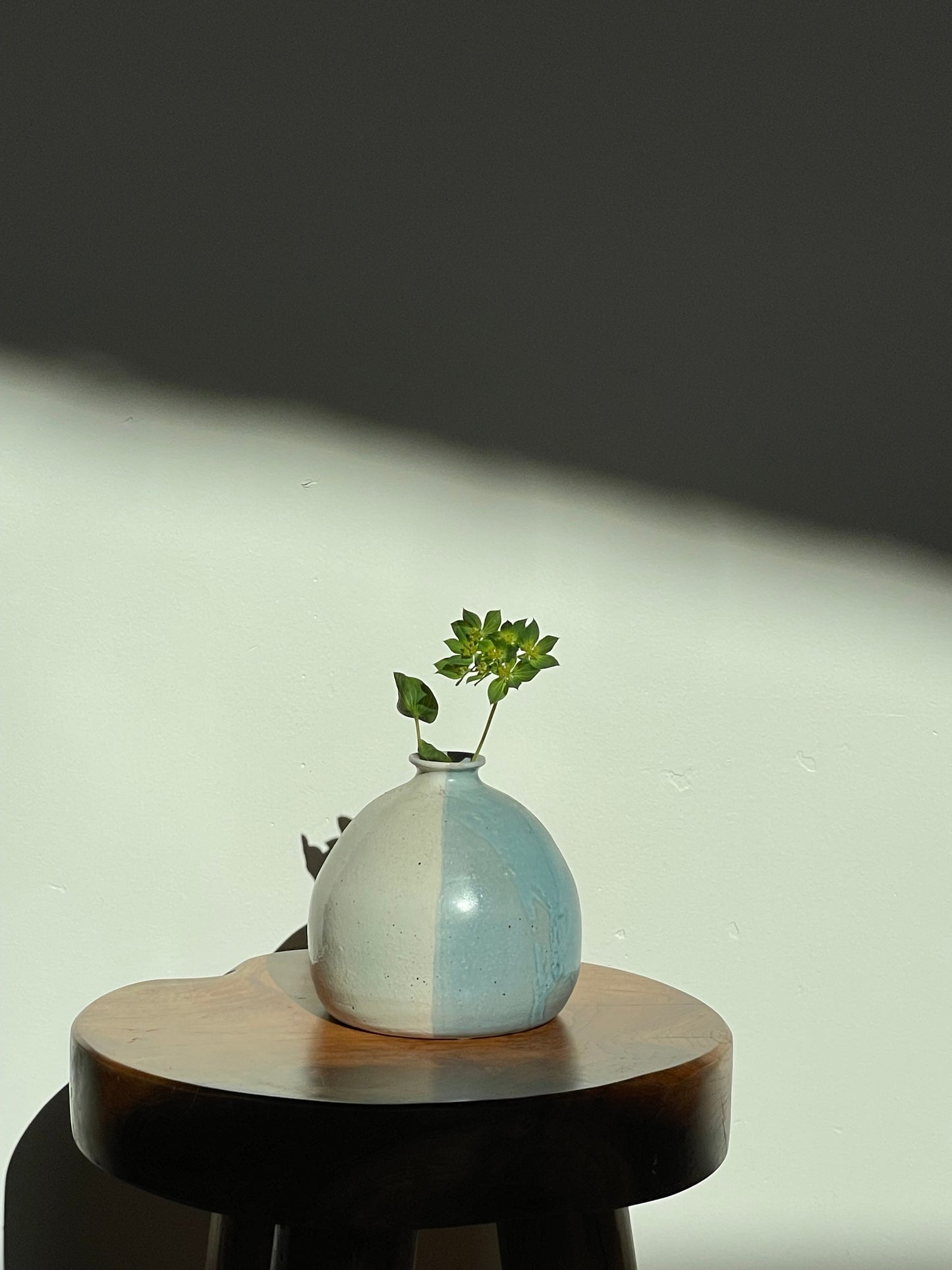 Two-toned bud vase